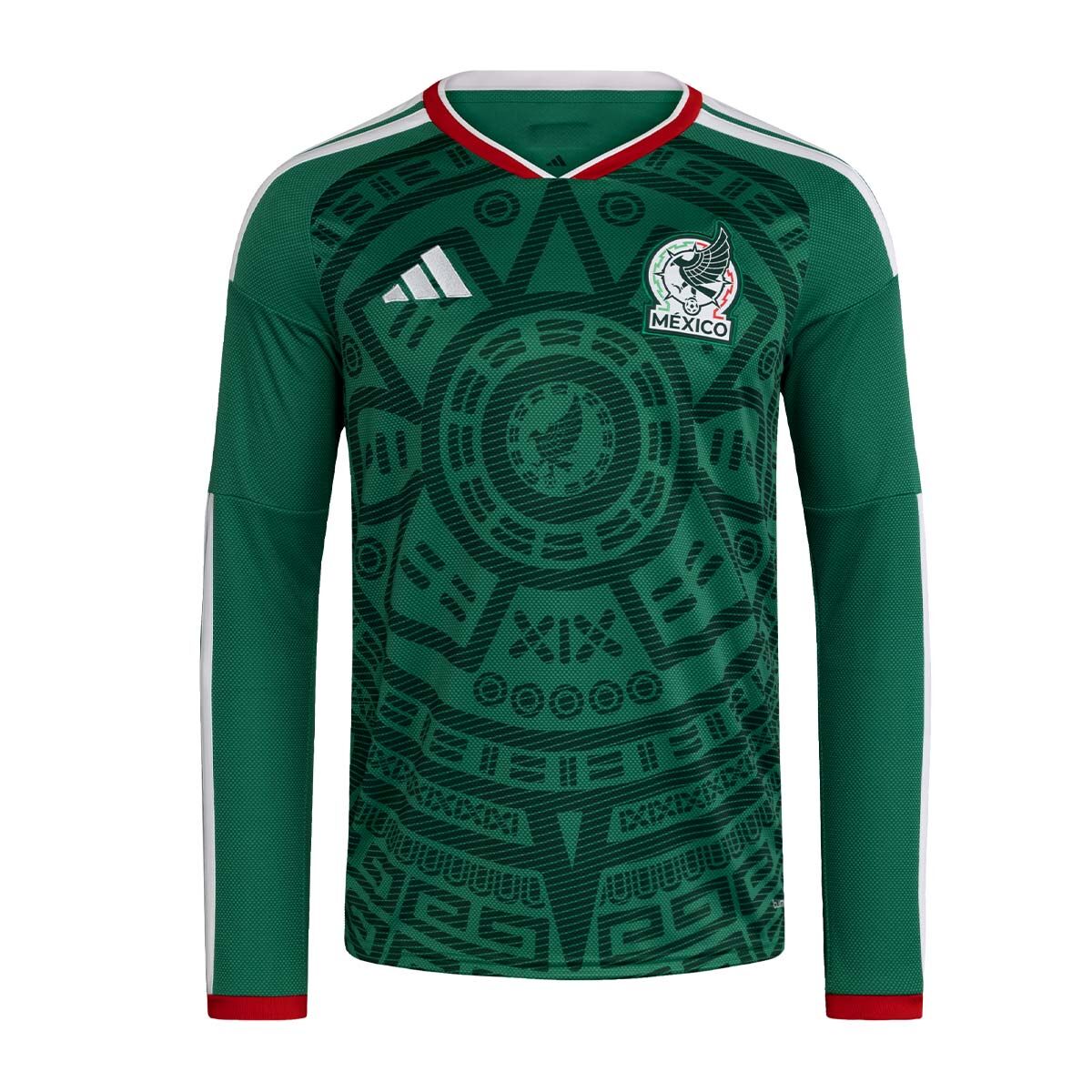 Jersey Mexico Local 2026 Manga Larga Para Caballero