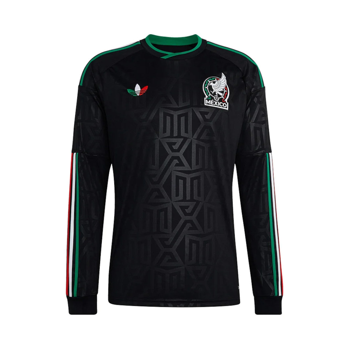 Jersey Mexico Negra Manga Larga